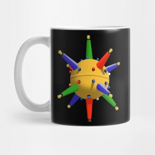 Googie Satellite, no background Mug